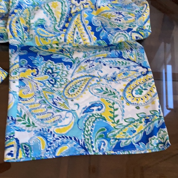 Lauren Ralph Lauren
Paisley Crepe de Chine Wide-Leg Drawstring Pants - Picture 10 of 15